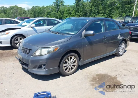 2009 Toyota Corolla S из США, поврежденный, VIN 2T1BU40E69C025407